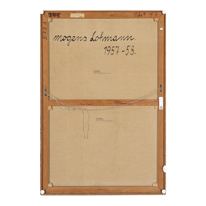 1958 Mogens Lohmann : abstract geometric in color, o/c