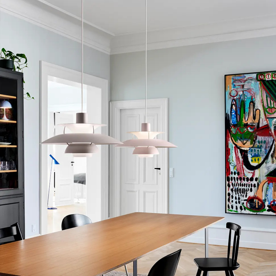 Poul Henningsen : PH 5, 1950s design, Denmark