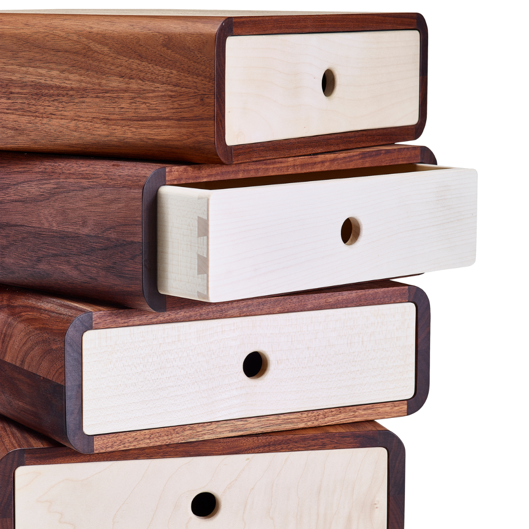 Naver Collection : AK 1020 walnut & maple "Turning Boxes" Denmark