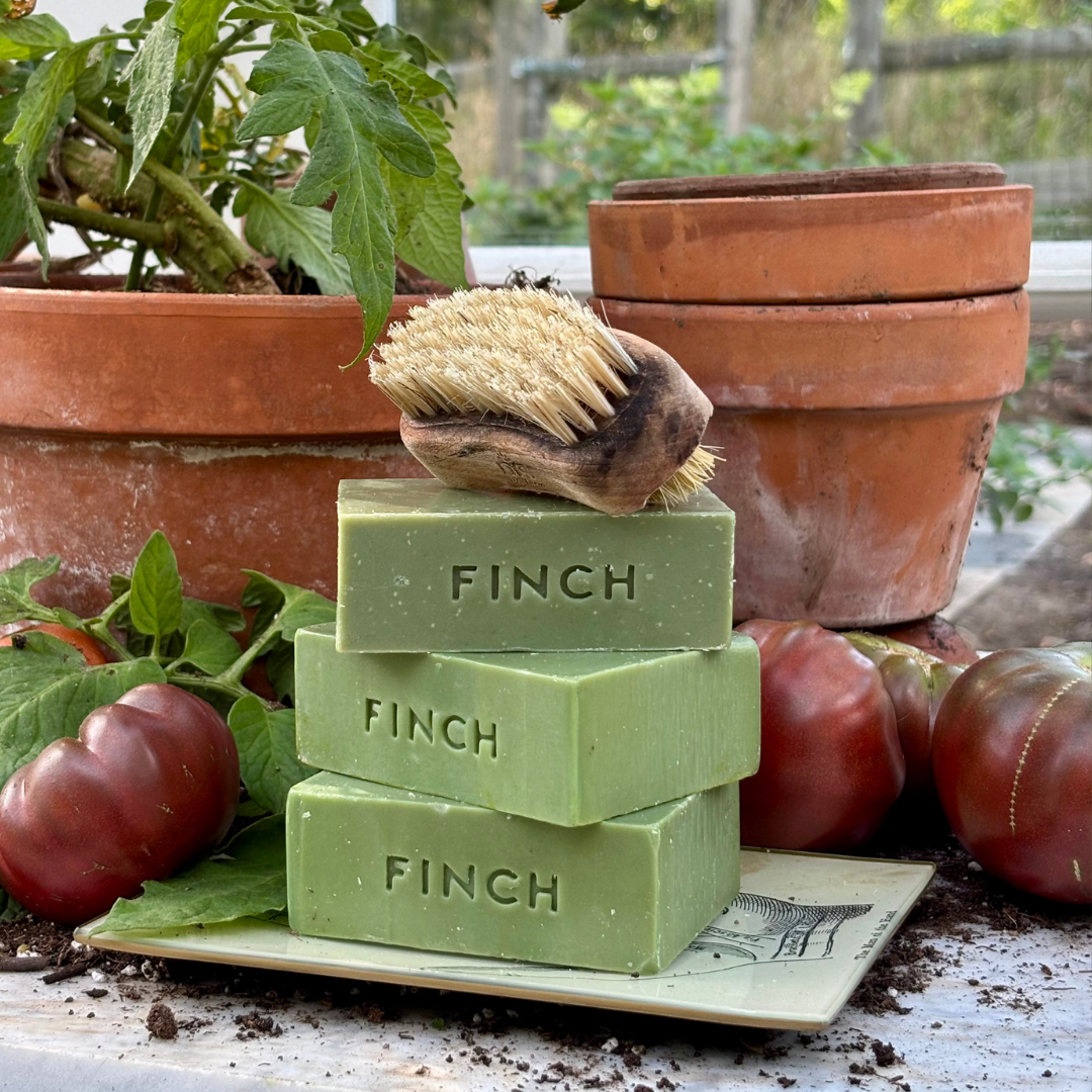 FINCH Original : Tomato Leaf 6 oz Handmade Bar Soap