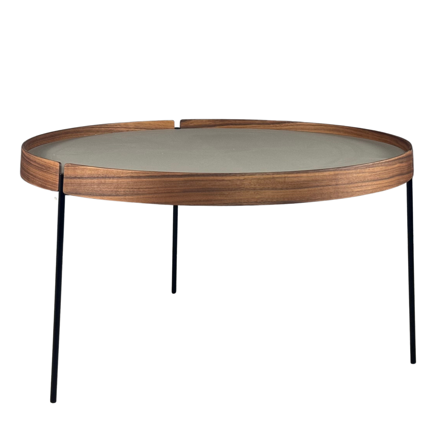 Nissen & Gehl : Model AK750 Reversible 32" Walnut "Turn Table" for Naver