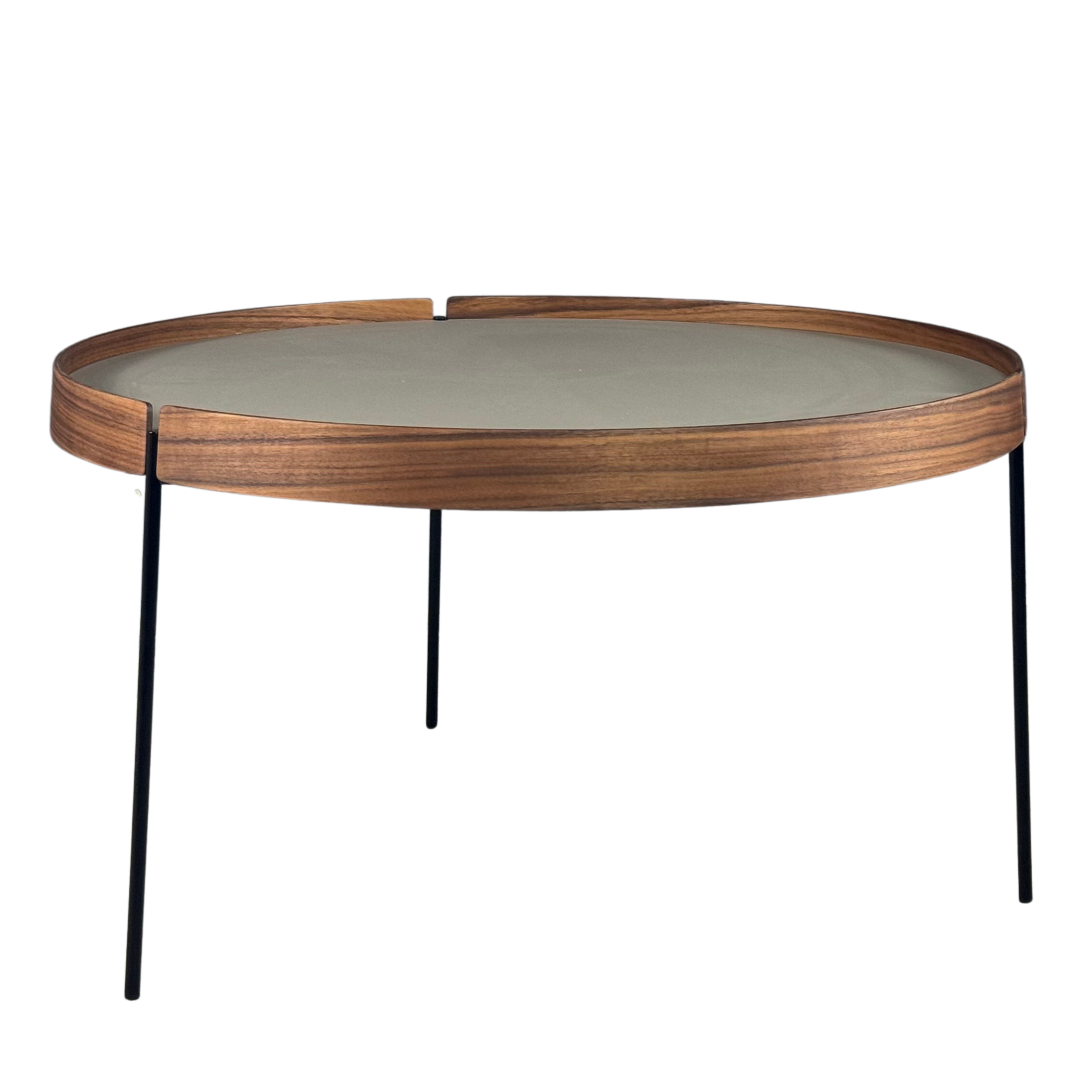 Nissen & Gehl : Model AK750 Reversible 32" Walnut "Turn Table" for Naver
