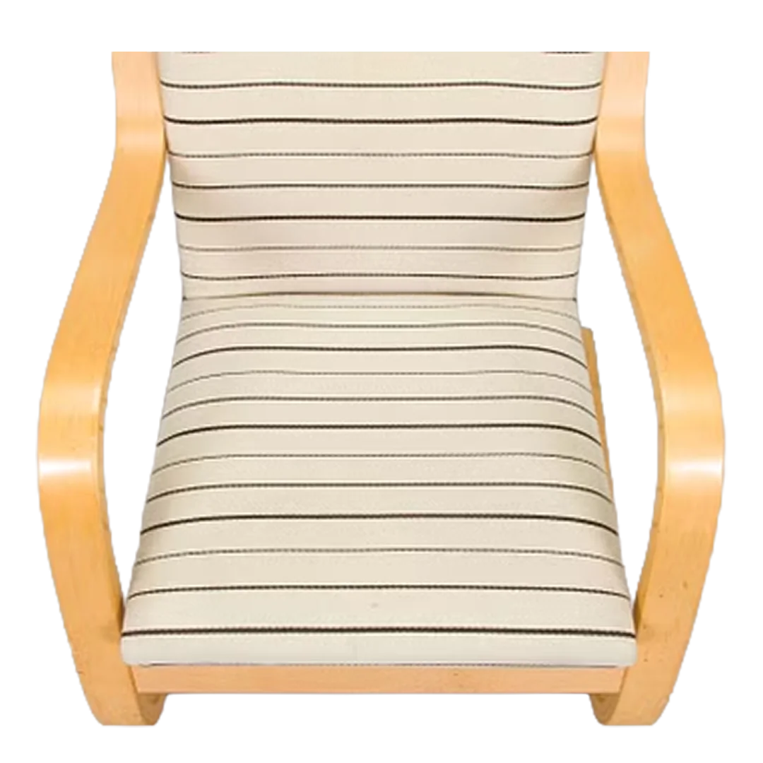 1934 Alvar Aalto : Model 401 bent birch tallback armchair, Artek