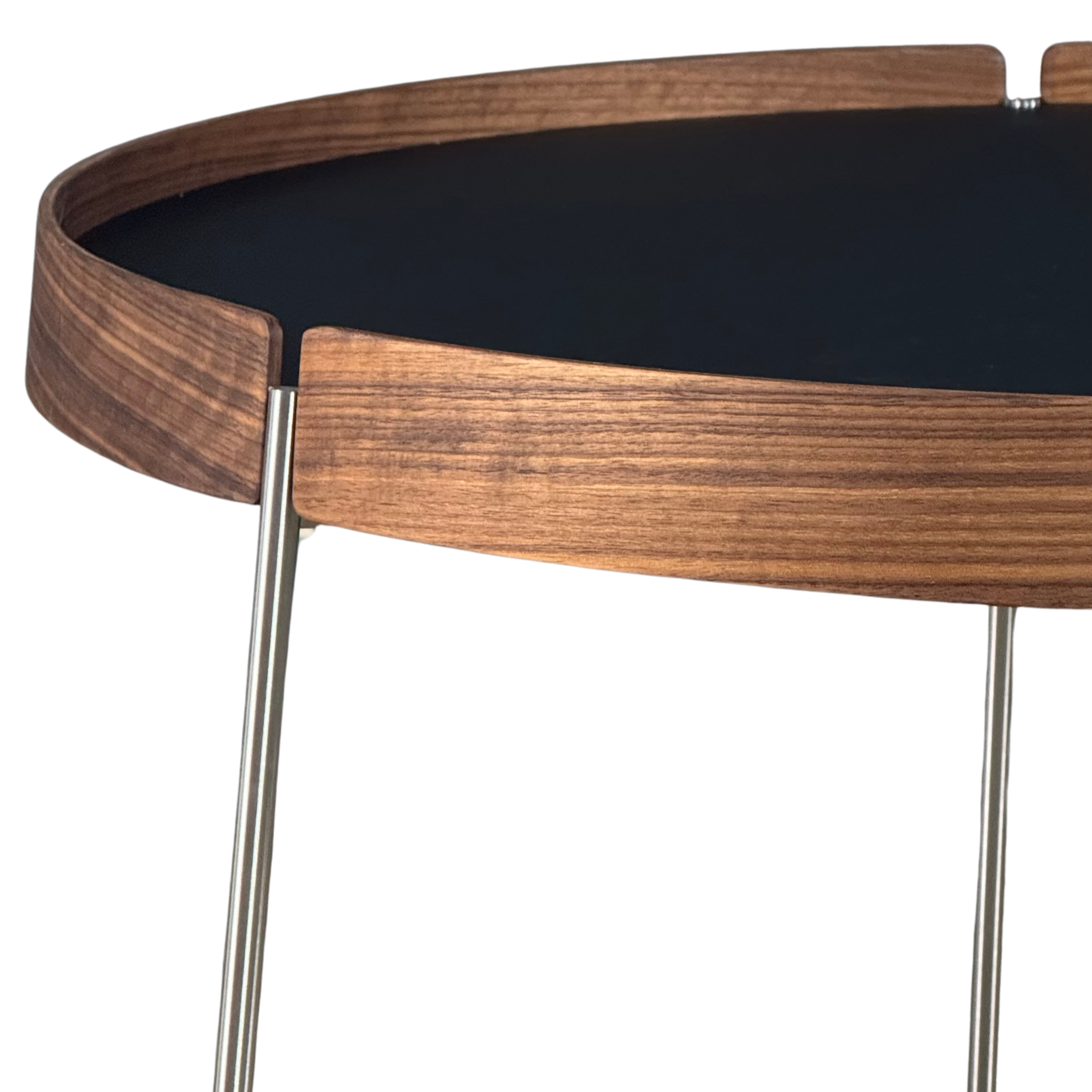 Nissen & Gehl : Model AK750 Reversible 32" Walnut "Turn Table" for Naver
