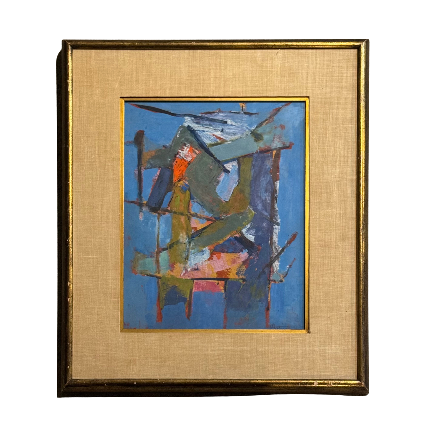 Eugene Arcieri : mid-century abstract composition in color