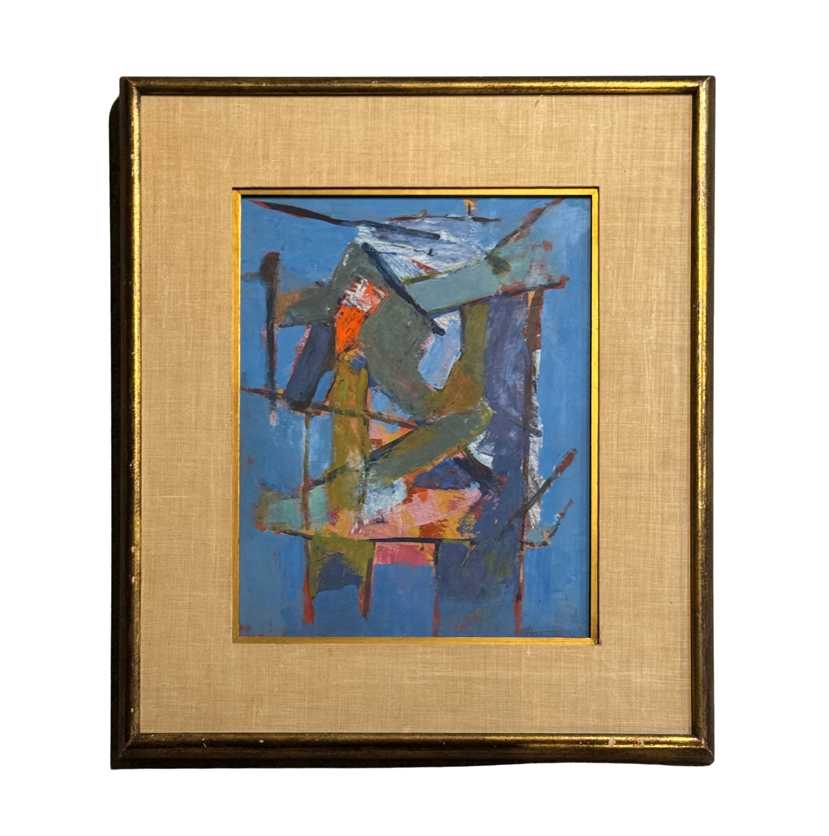Eugene Arcieri : mid-century abstract composition in color