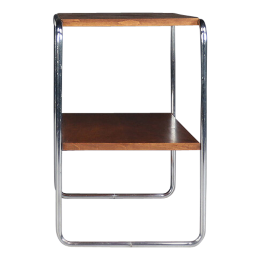 1928 Marcel Breuer : Model B12 Tubular Steel & Plywood Table – Finch Hudson