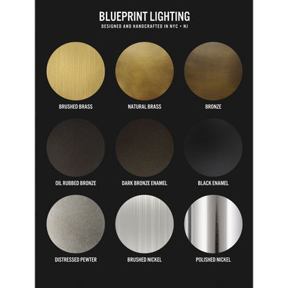 Blueprint Lighting : Petite Torno Wall Sconce