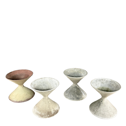 1960s Willy Guhl : 18-19" diablo garden planter, Switzerland