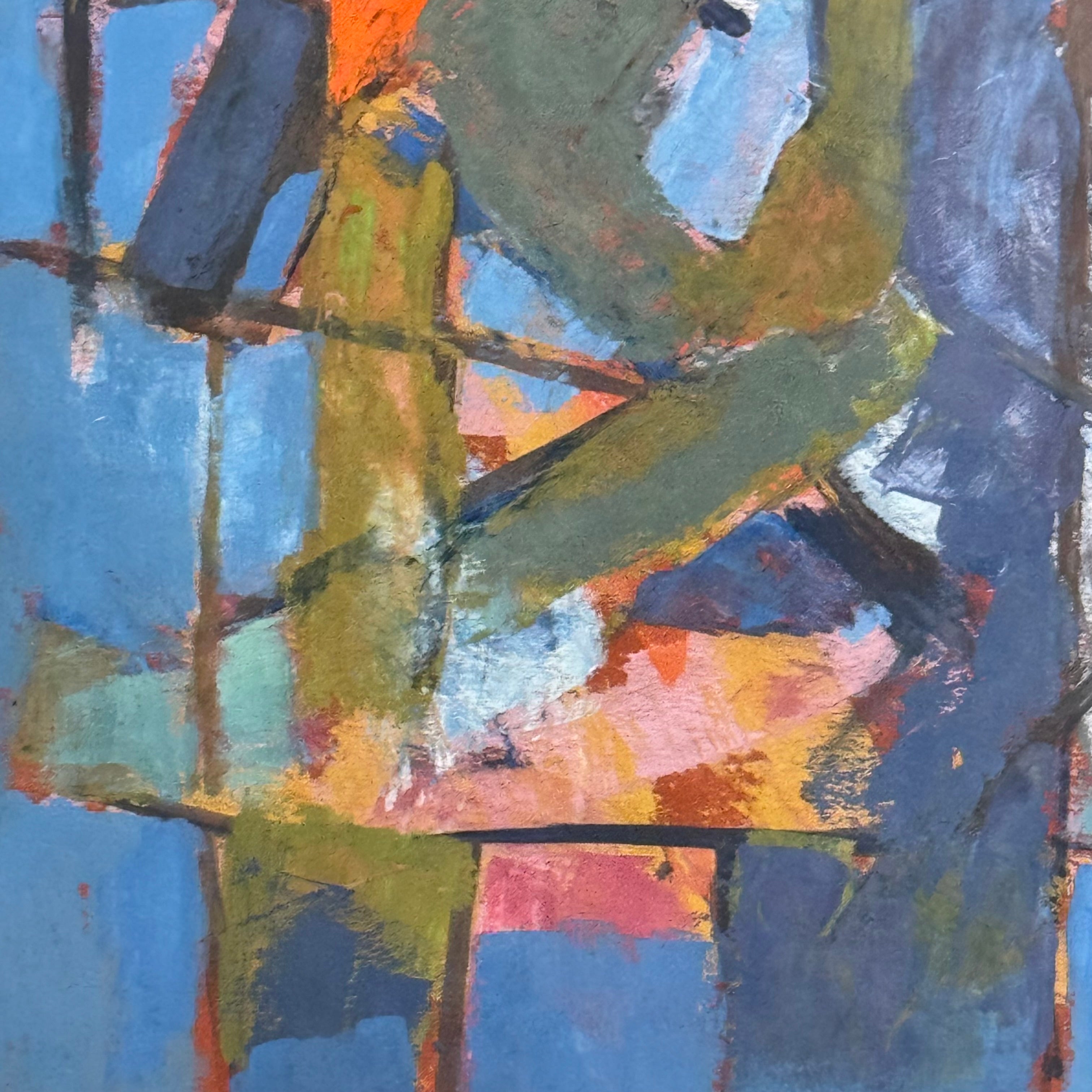 Eugene Arcieri : mid-century abstract composition in color