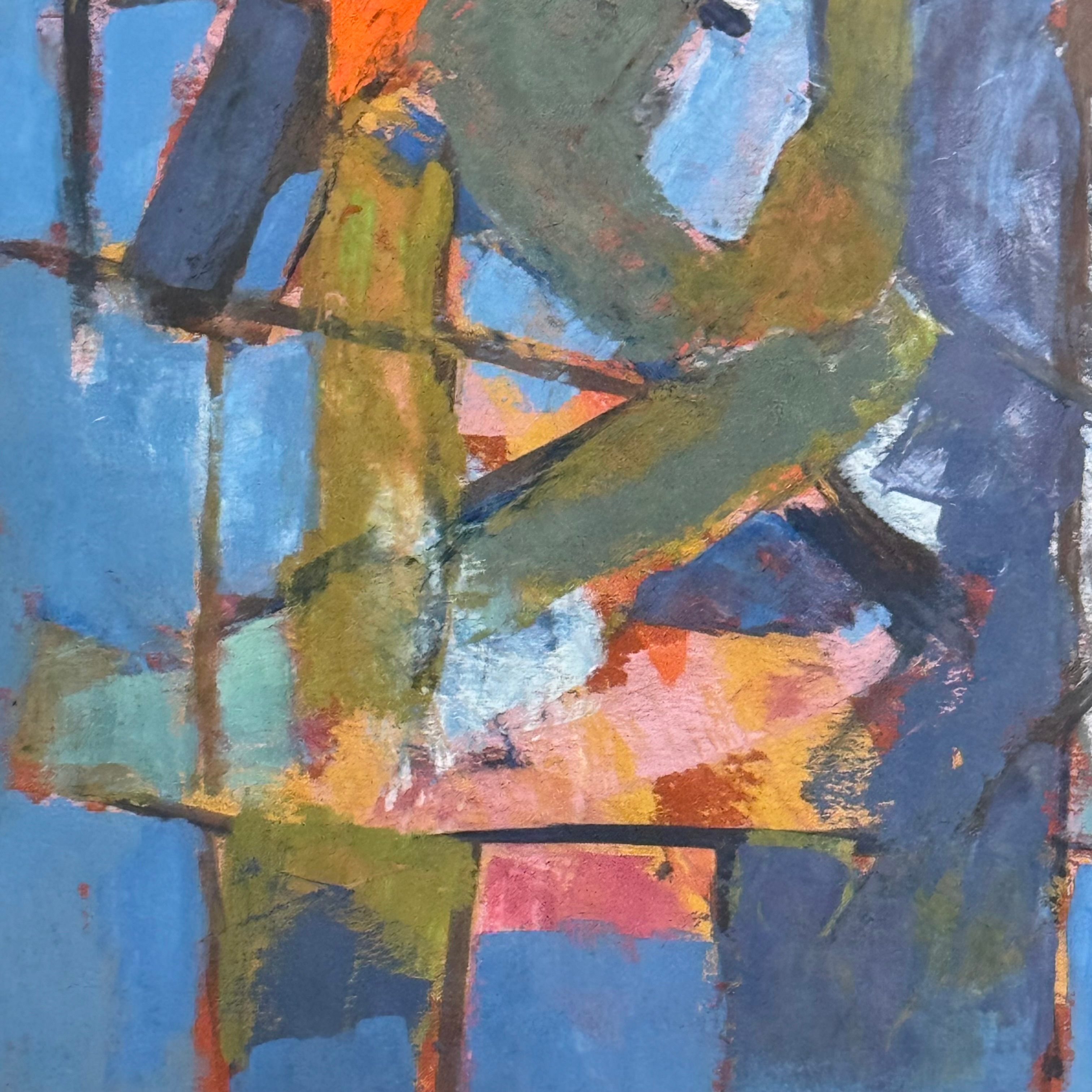 Eugene Arcieri : mid-century abstract composition in color