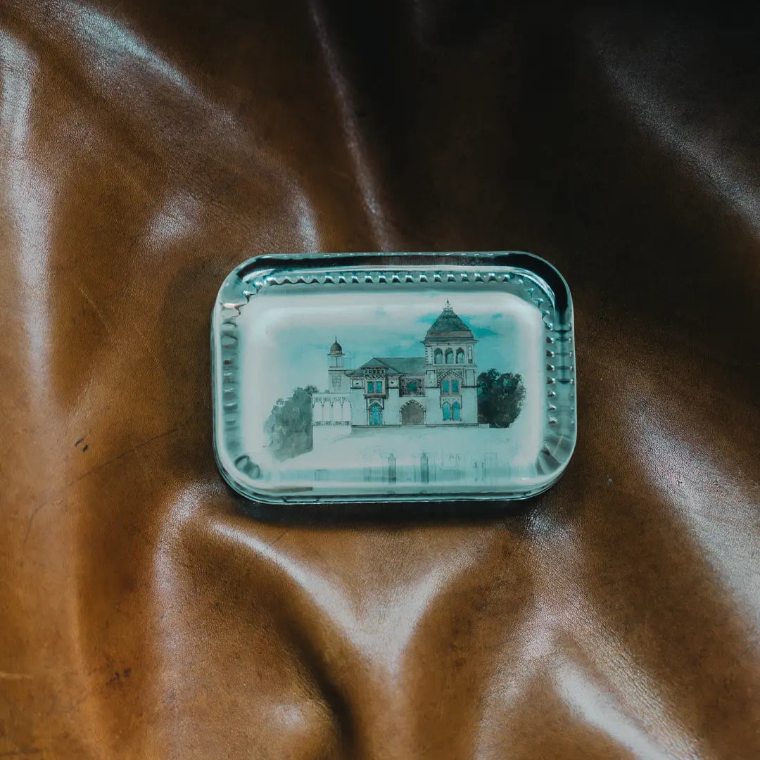 John Derian for FINCH : Frederic Edwin Church rectangle paperweight