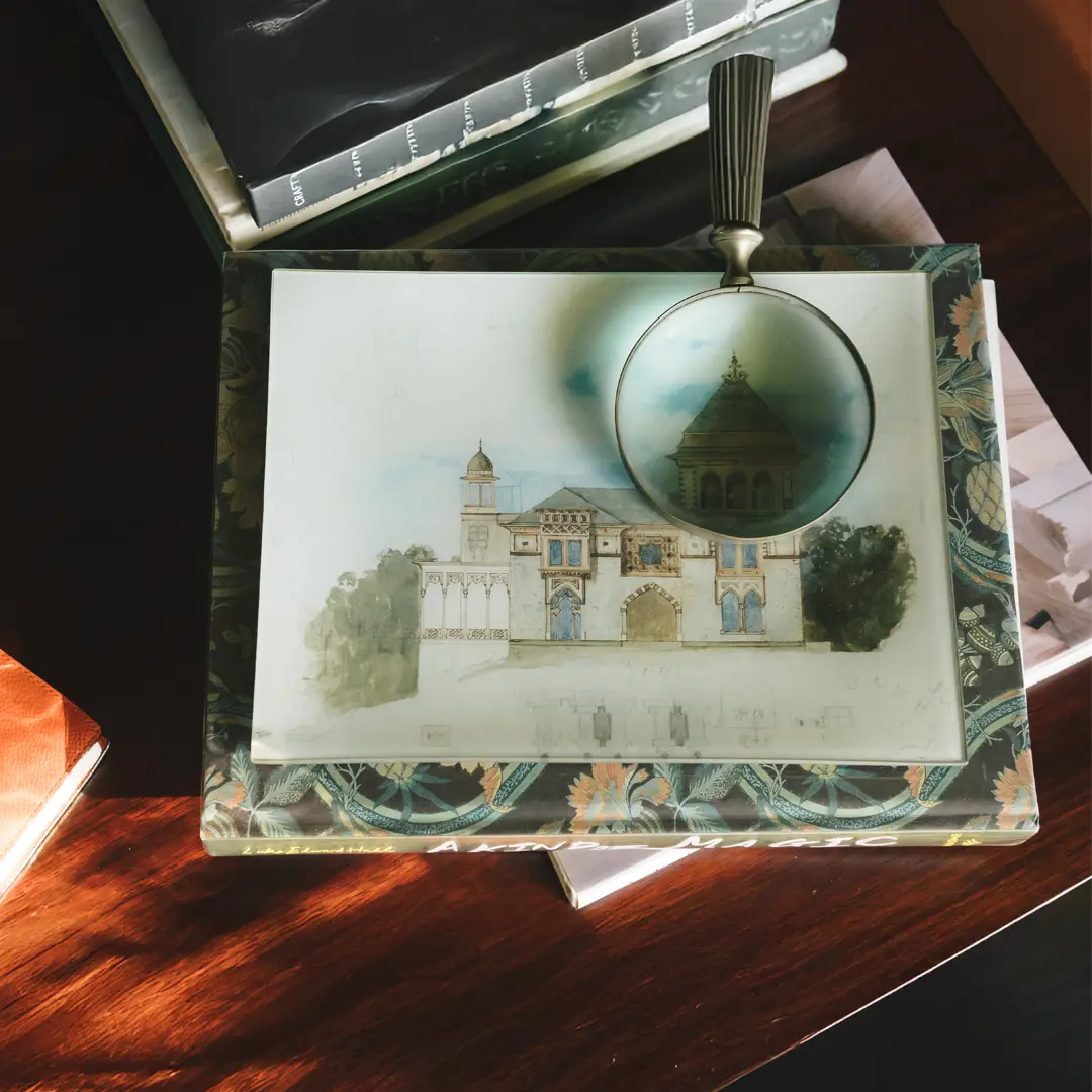 John Derian for FINCH : Frederic Edwin Church 8" x 10.5" decoupage tray