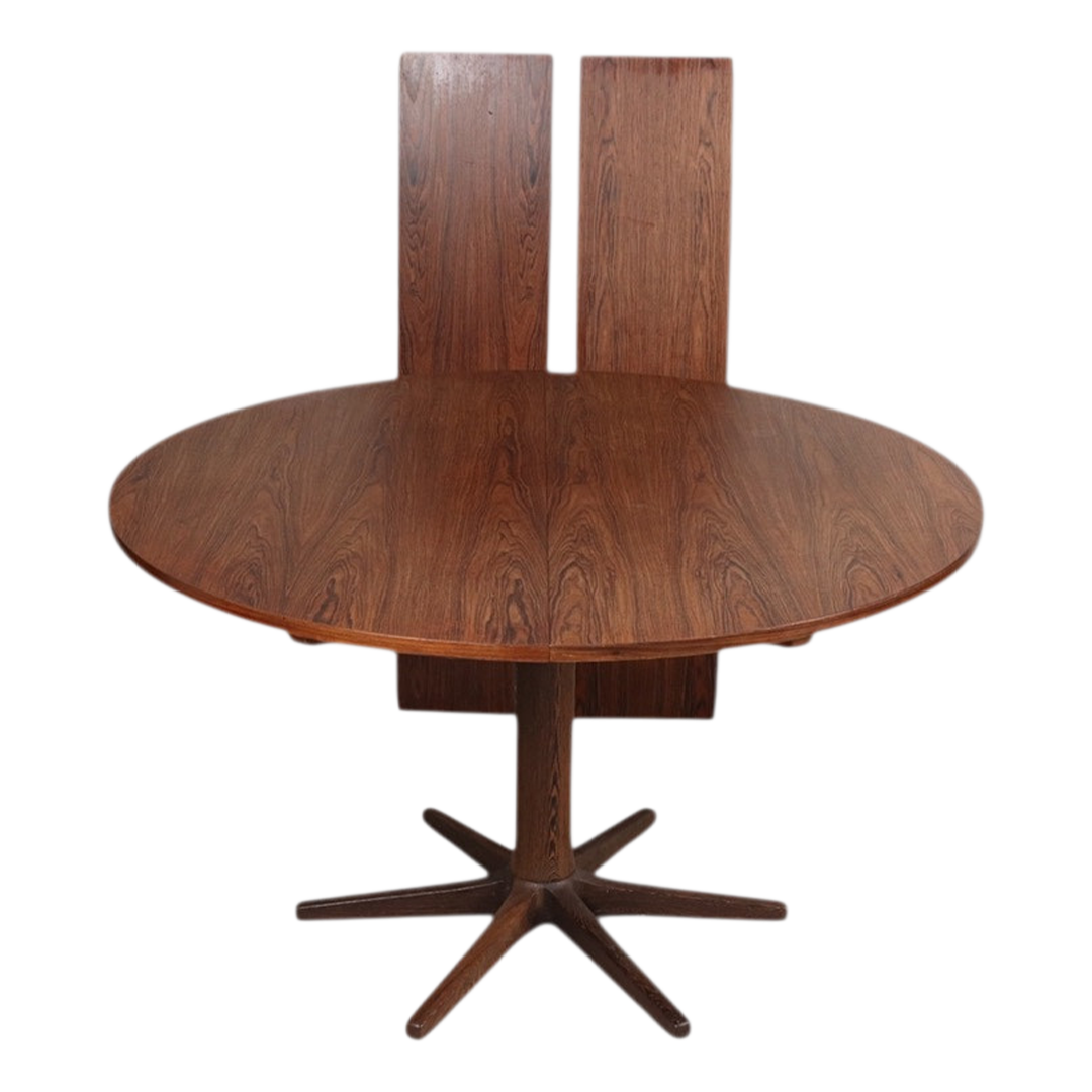 1960s Danish : Ole Gjerløv-Knudsen and Torben Lind rosewood dining set