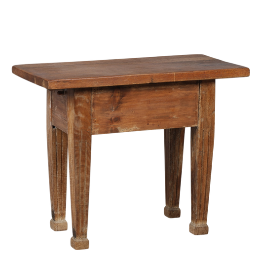 c1905 Rural Swedish : small 35" solid oakwood kitchen table