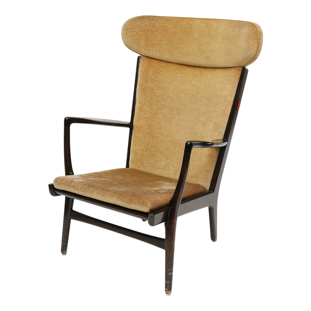 1953 Hans J Wegner : Model AP15 high-back easy chair, Denmark