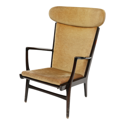 1953 Hans J Wegner : Model AP15 high-back easy chair, Denmark