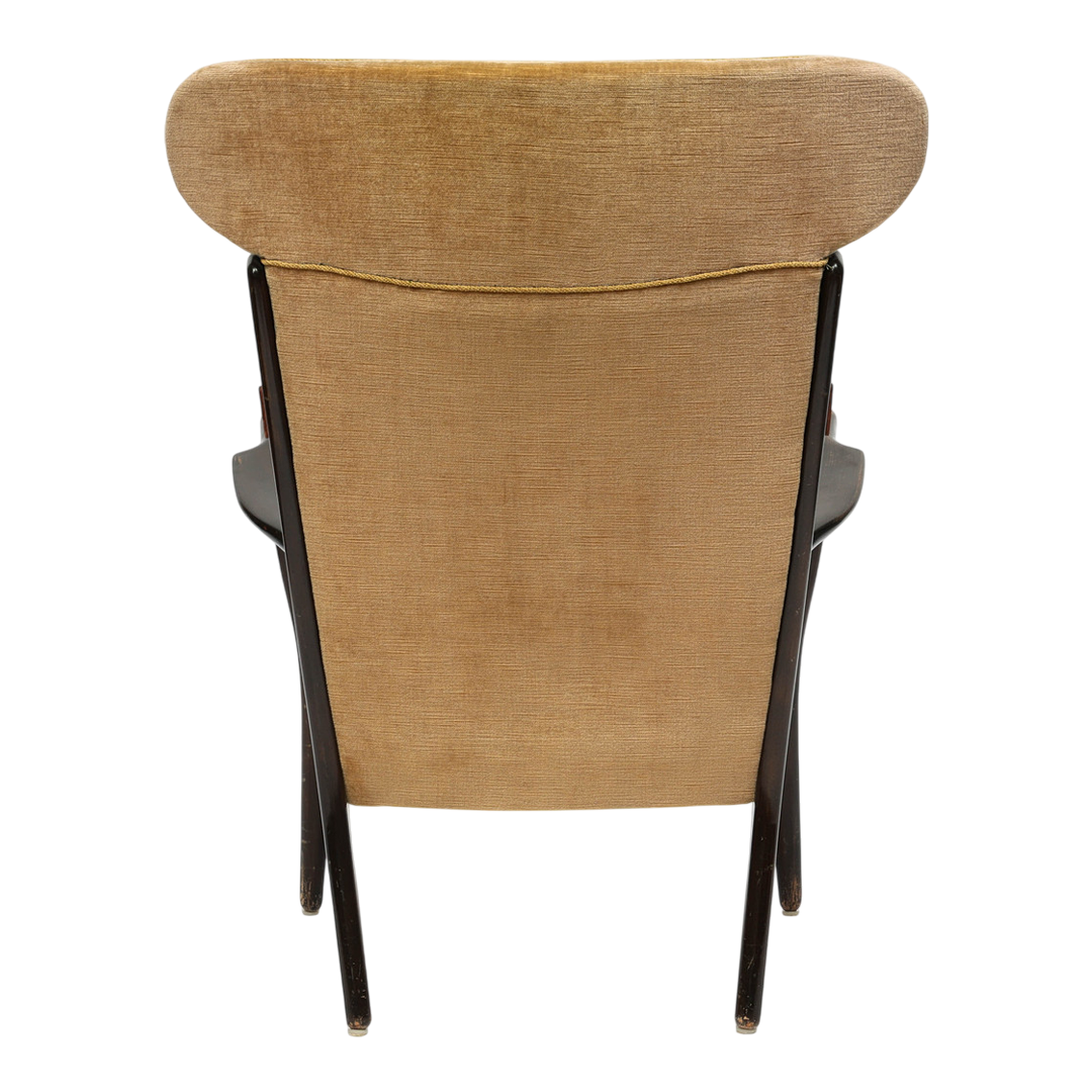 1953 Hans J Wegner : Model AP15 high-back easy chair, Denmark