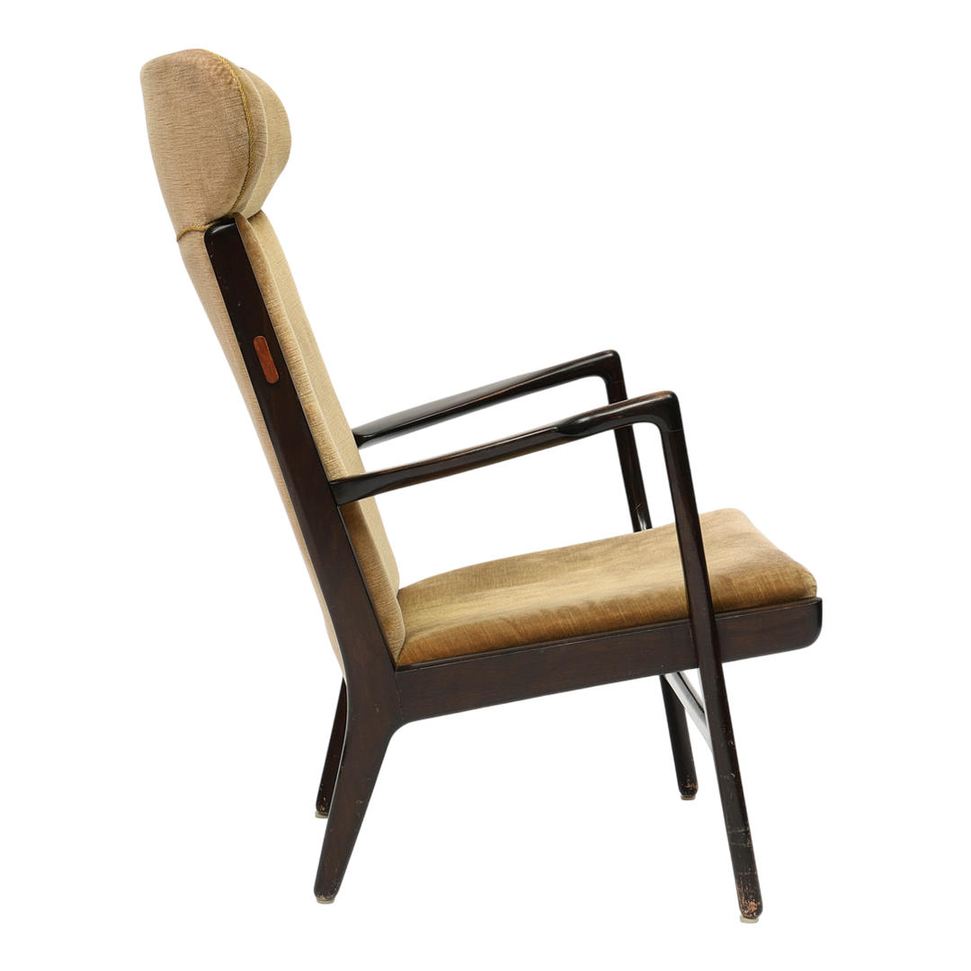 1953 Hans J Wegner : Model AP15 high-back easy chair, Denmark