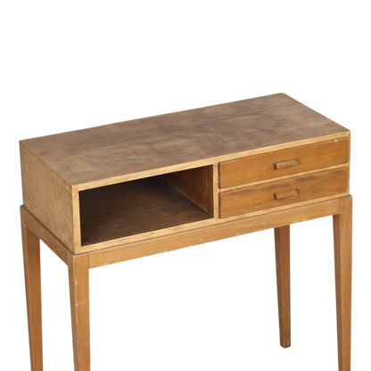 1960s Fritz Hansen : beechwood entrance table, Denmark