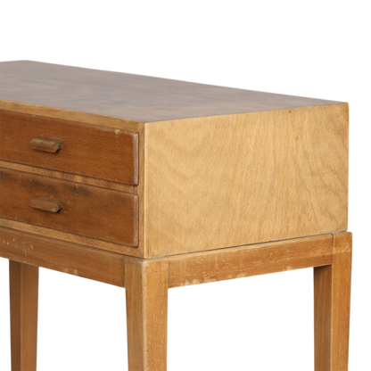 1960s Fritz Hansen : beechwood entrance table, Denmark