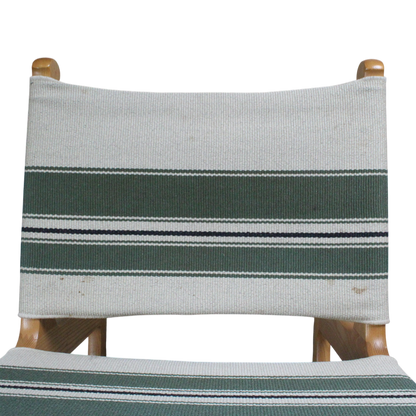 1970s Ditte & Adrian Heath : Cantilevered oak & canvas dining set, CADO