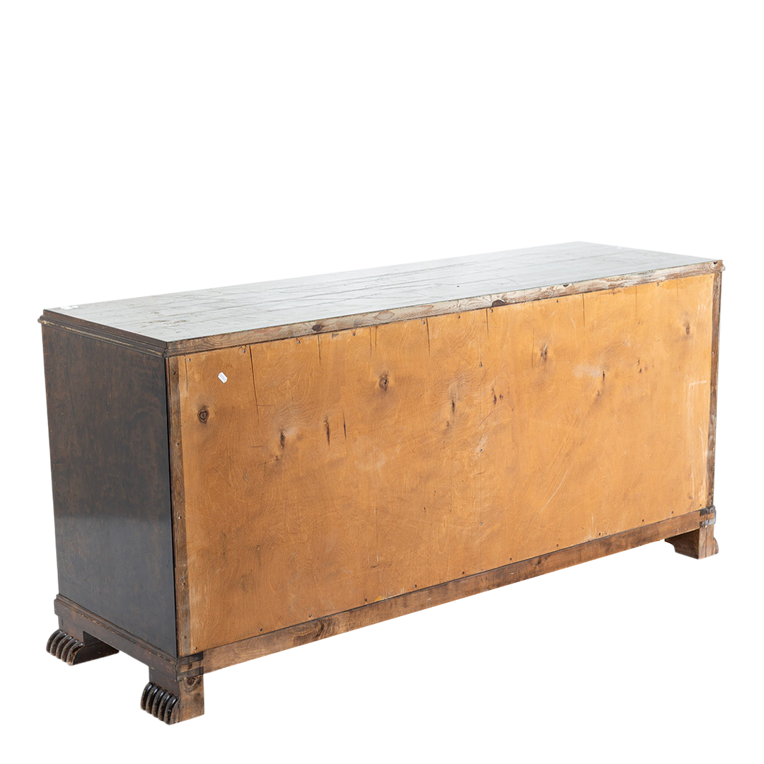 1930s Swedish Grace : 2-door sideboard with marquetry inlay