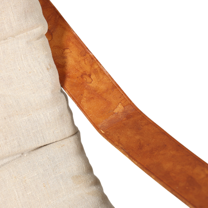 1969 Knud Færch : bent beechwood & canvas "Bolman" armchair