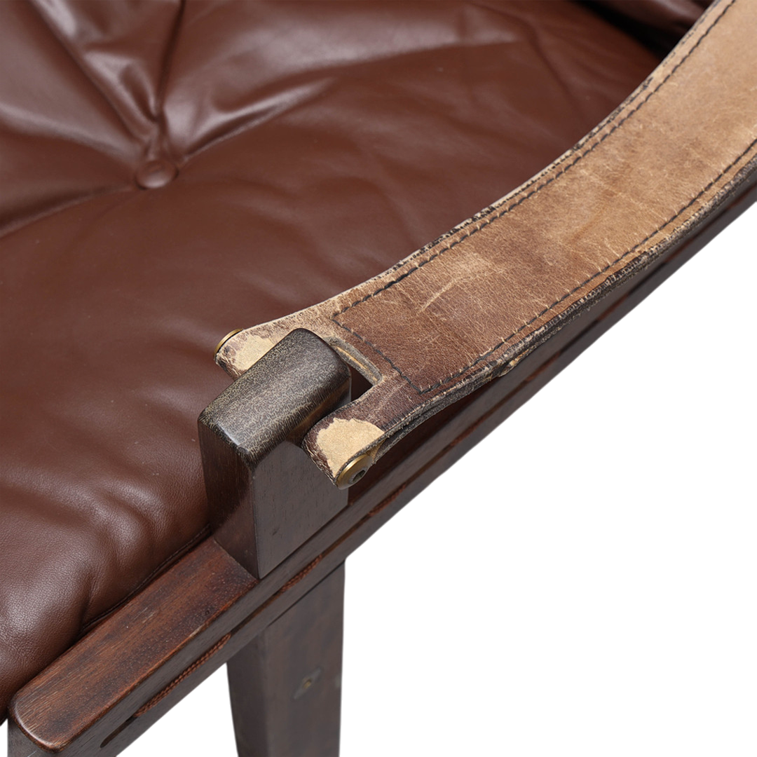 1970s Torbjørn Afdal : brown leather 