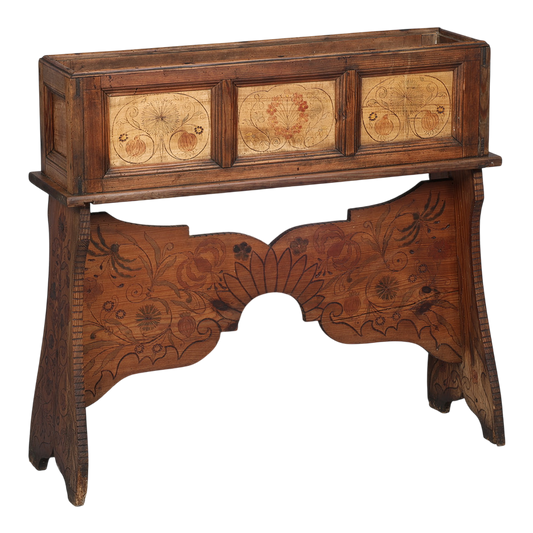 c1900 Danish : rural craftsman Art Nouveau flower stand