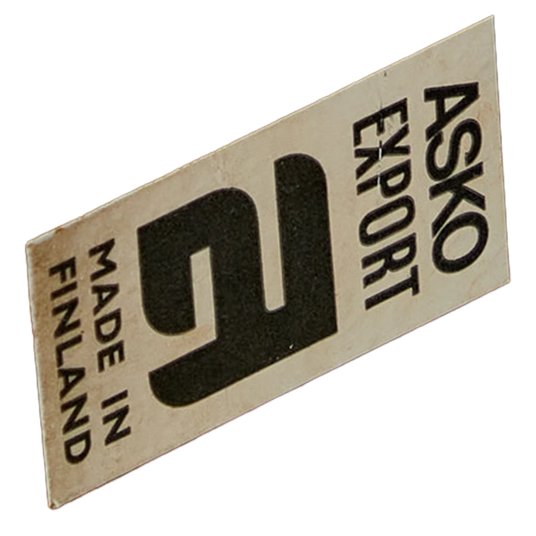 1970s  Esko Pajamies : tall-back leather "Bonanza" armchair, Finland