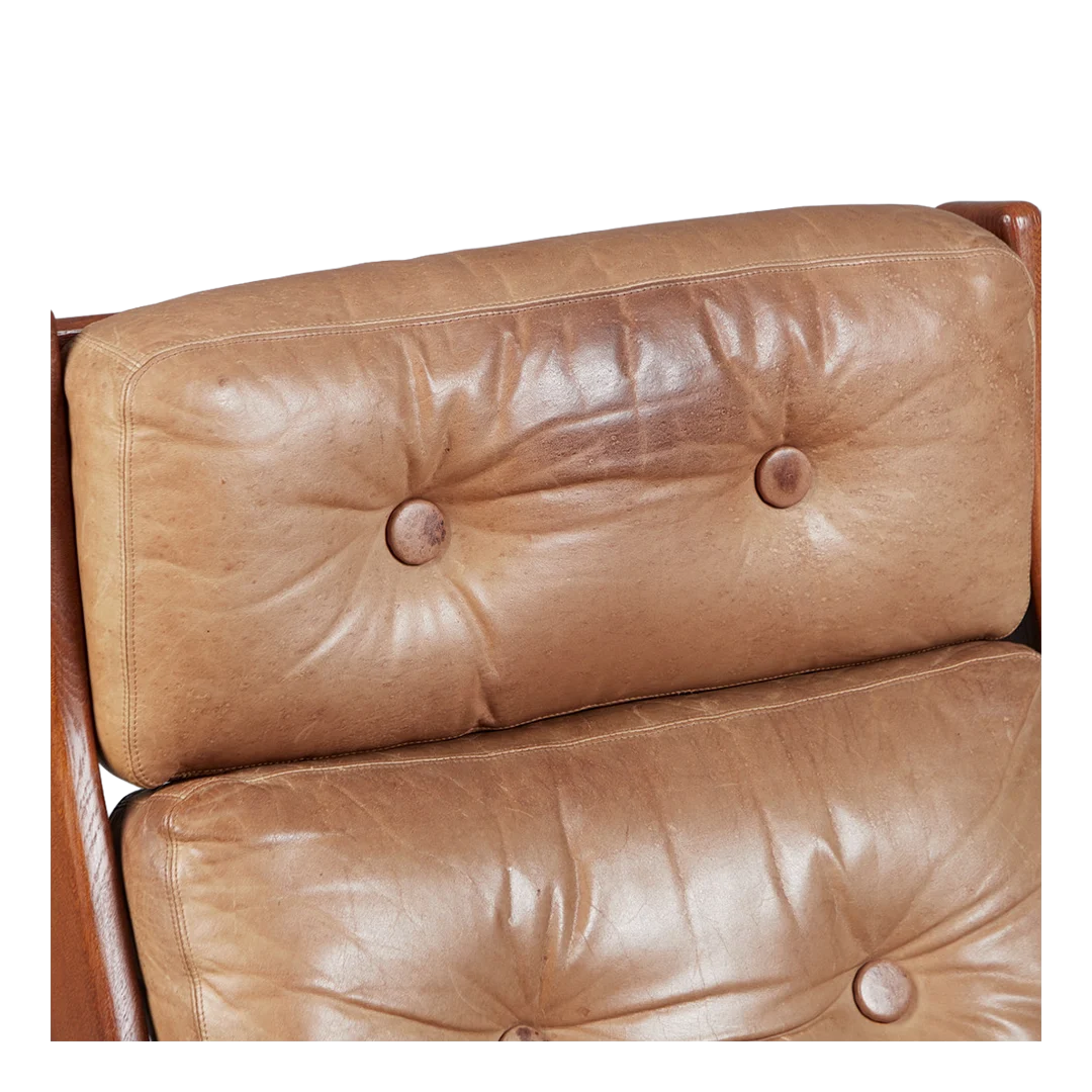 1970s  Esko Pajamies : tall-back leather 