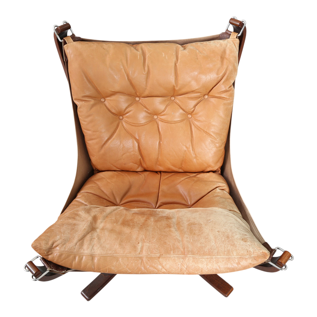 1970s Sigurd Ressell : light leather 