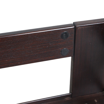 1970s Tobia and Afra Scarpa : brown leather "Bastiano" lounge chair