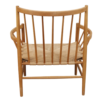 1960s Jorgen Baekmark : Model J82 chair, beech & papercord