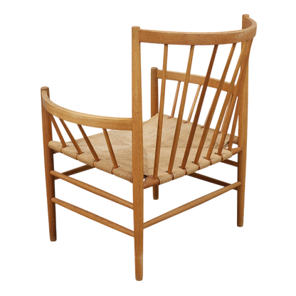1960s Jorgen Baekmark : Model J82 chair, beech & papercord