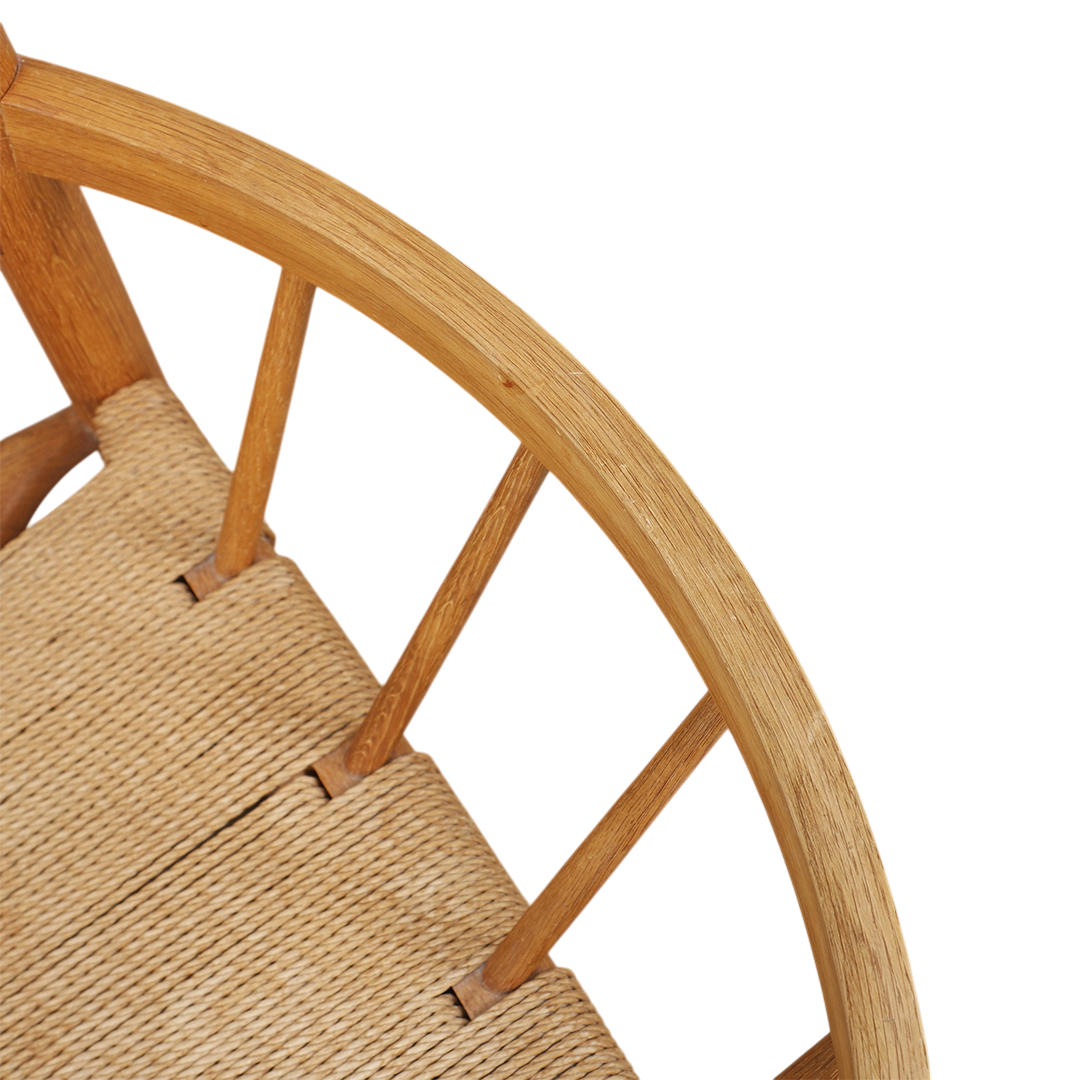 1960s Jorgen Baekmark : Model J82 chair, beech & papercord