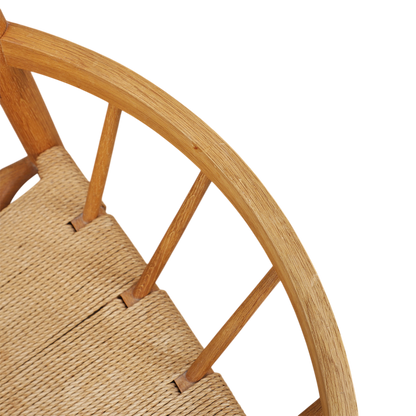 1960s Jorgen Baekmark : Model J82 chair, beech & papercord