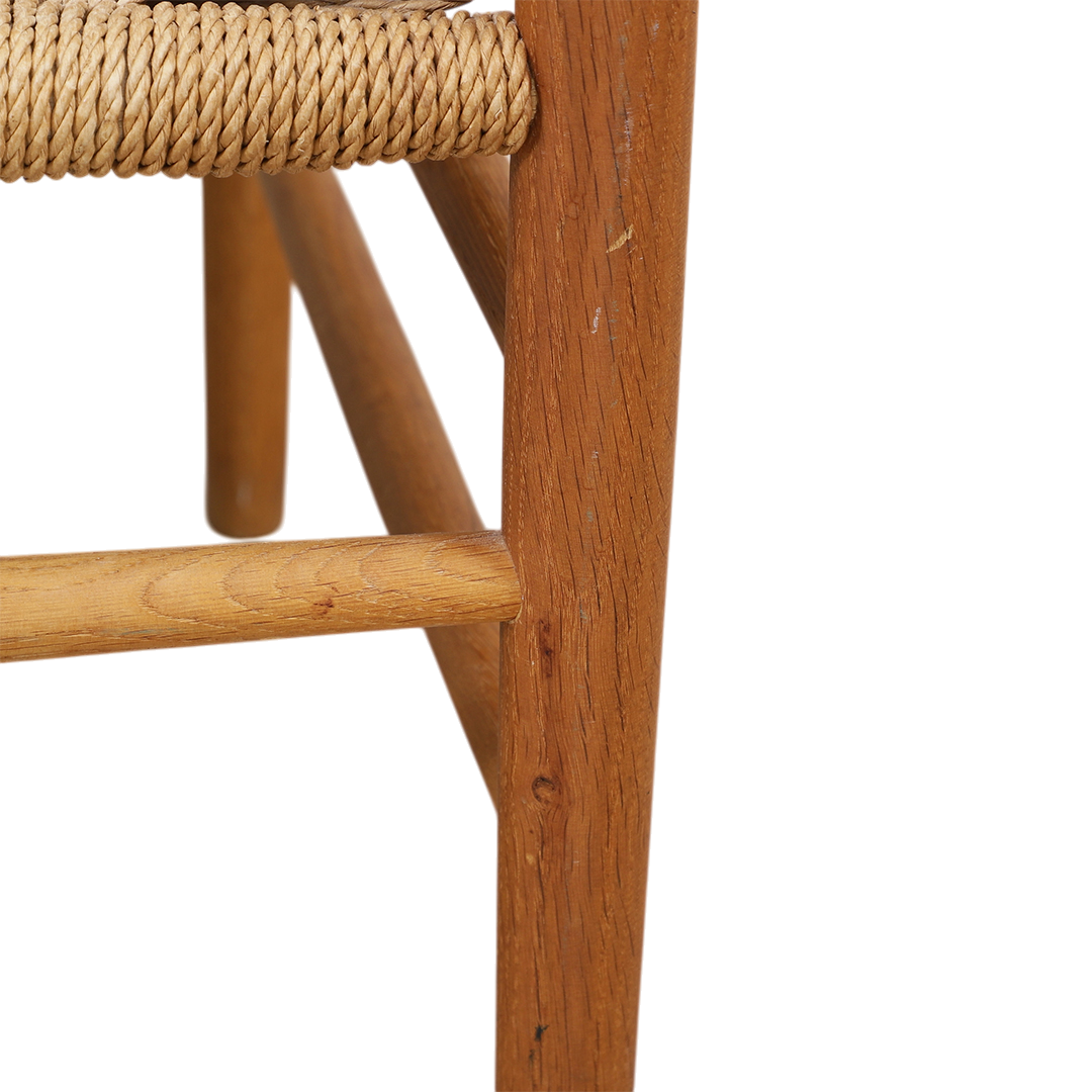 1960s Jorgen Baekmark : Model J82 chair, beech & papercord