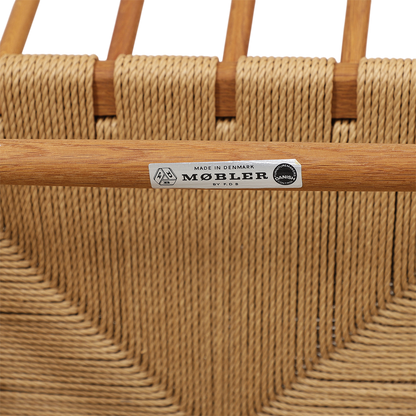 1960s Jorgen Baekmark : Model J82 chair, beech & papercord