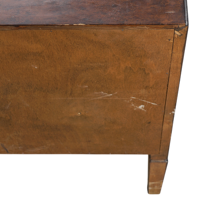 1920s Swedish Grace : exquisite Art Deco rootwood chest with intarsia