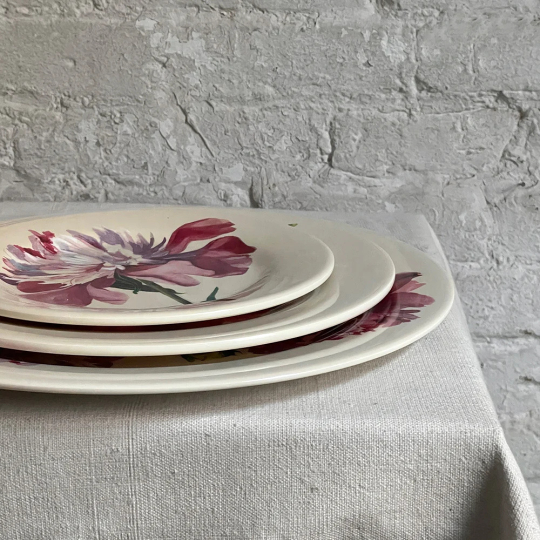 John Derian : Melamine Peony Plate