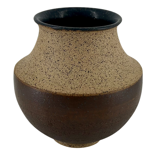 Rondell Meeks : Speckled Stoneware vase