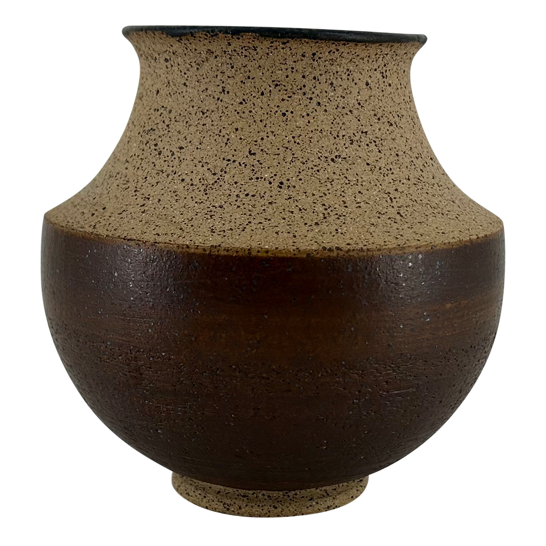 Rondell Meeks : Speckled Stoneware vase