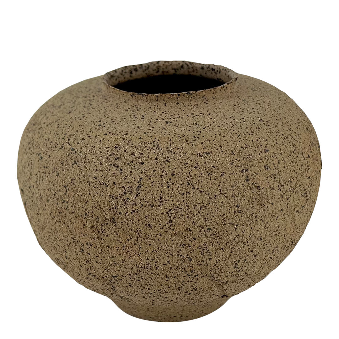 Rondell Meeks : Speckled Stoneware vase