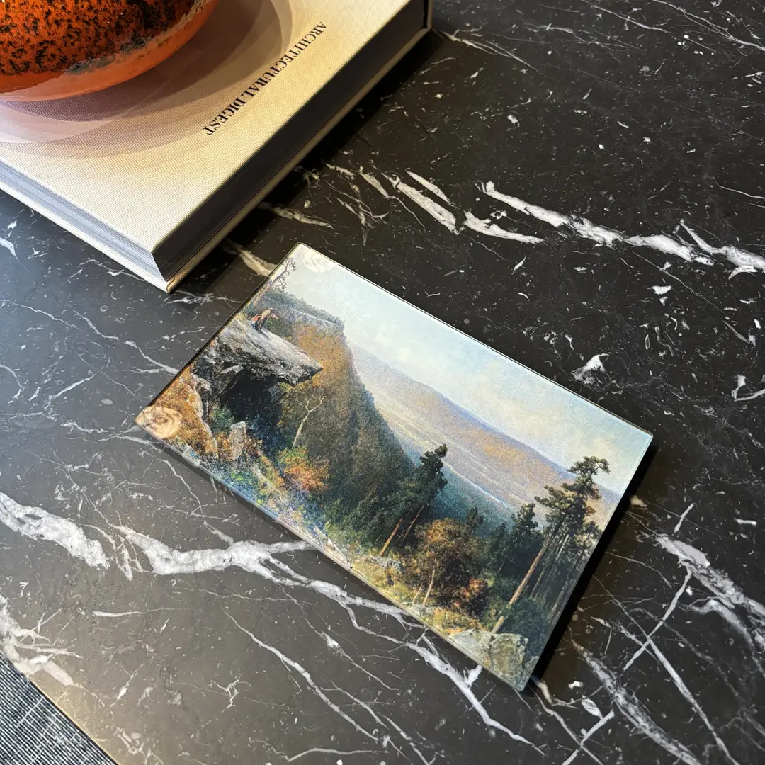 John Derian for FINCH : Thomas Hill - 5" x 8" decoupage tray