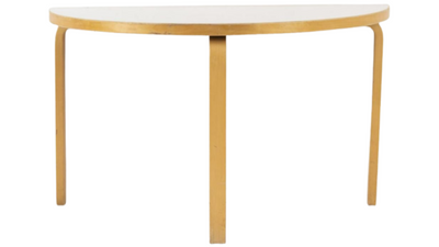 Alvar Aalto "L-Leg" bentwood console table