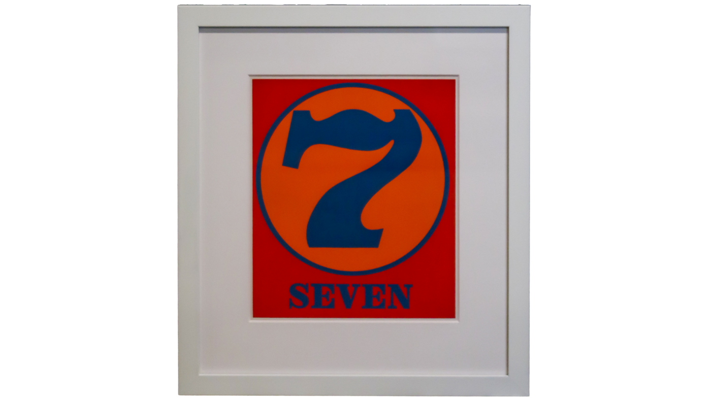 Robert Indiana "Seven" Serigraph