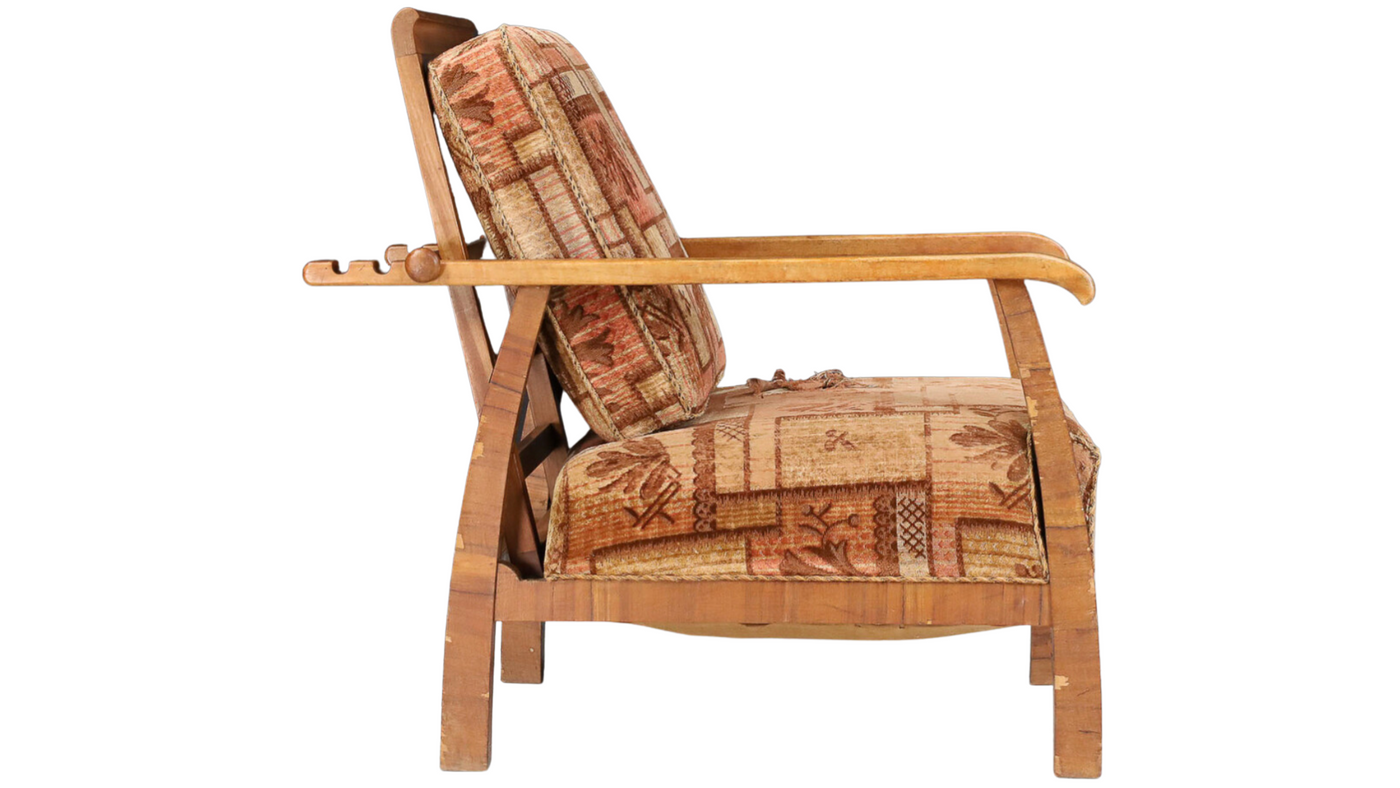 Mid-Century Czech adjustable armchair