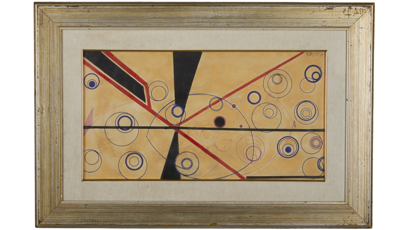 Gianni Bertini (1922-2010) untitled abstract